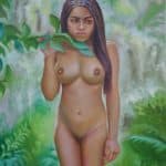 Woman in Forest 2