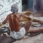 Man making Pot