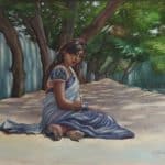 The girl in Anna Nagar Park