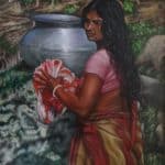 Woman with Anda