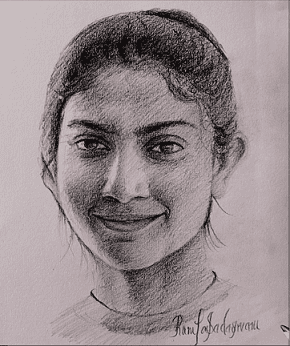 Pencil Sketch for beginners, How to draw a face - step by step