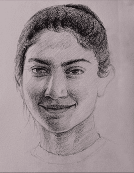 Portrait Pencil Sketch, Size: A4