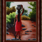 Fetching water in Anda